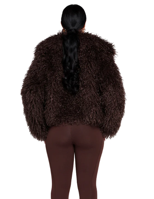 Cocoa Cloud Shaggy Coat
