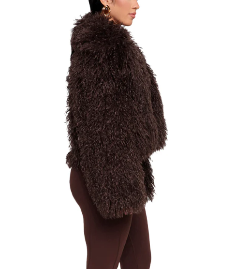 Cocoa Cloud Shaggy Coat