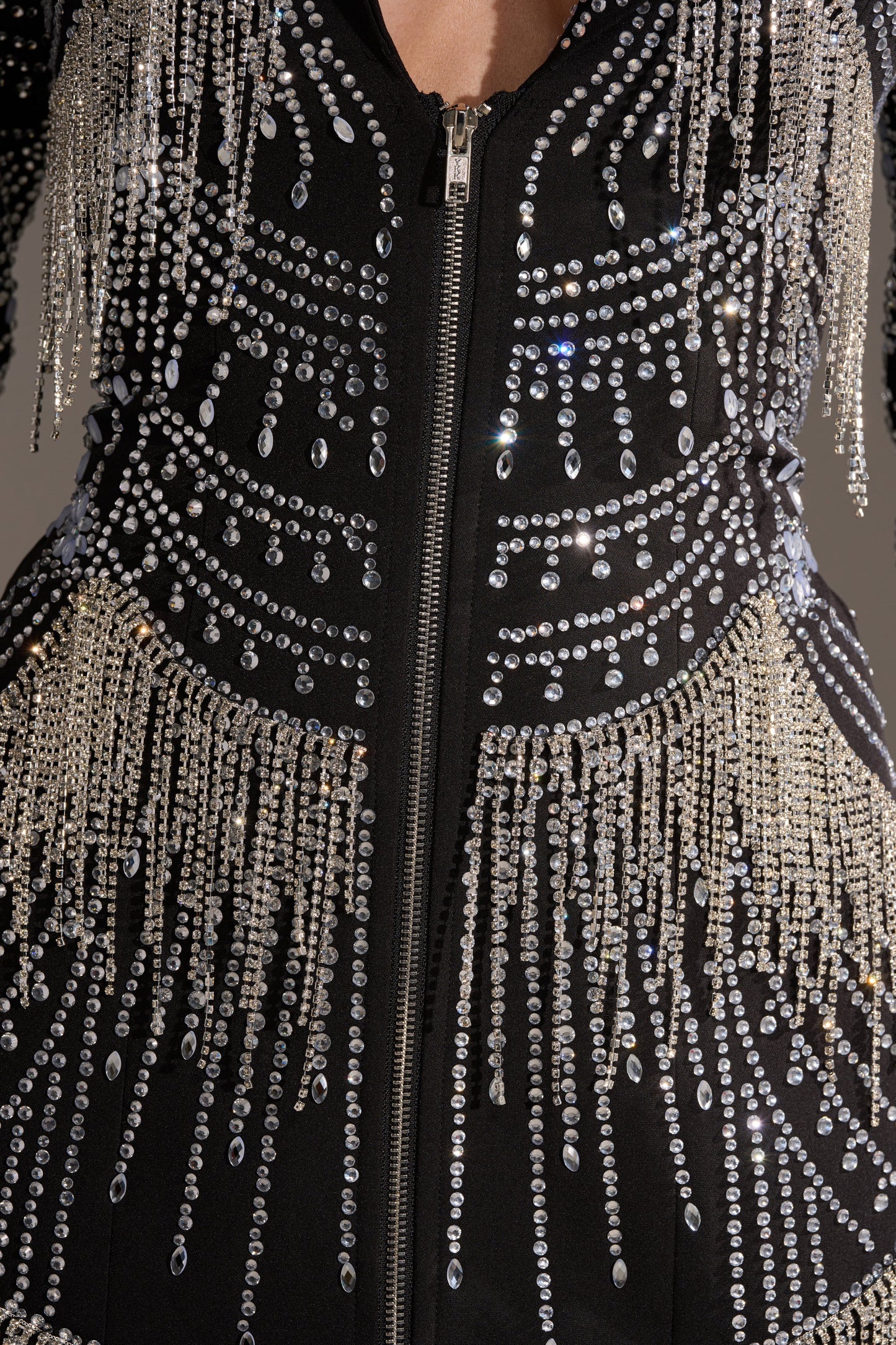 Rhinestone Blazer Dress
