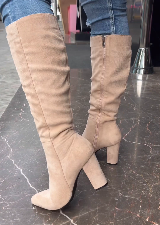 Winter Pointed Toe Knee Boots