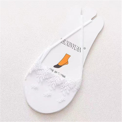 ⏰Only ＄9.99/PCS⏰ Lace Trimmed Invisible Socks