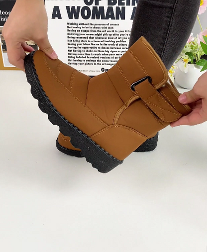 Waterproof Fleece-lined Mid-calf Snow Boot
