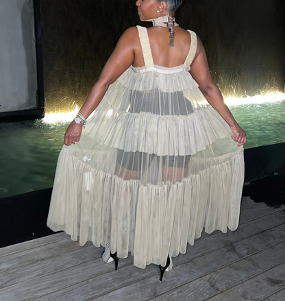 Tulle Ribbon Top