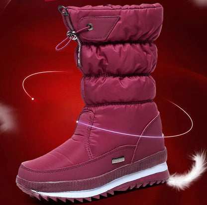 Winter Thickened Waterproof Mid-calf Boot