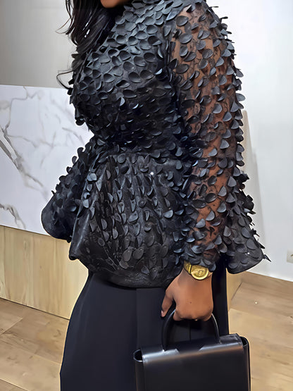 Elegant See-through Fashion Two Pieces Dress