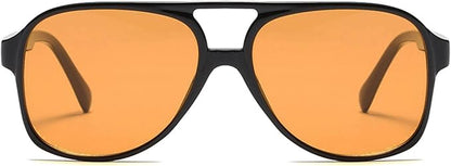 Retro Trendy Aviator Sunglasses
