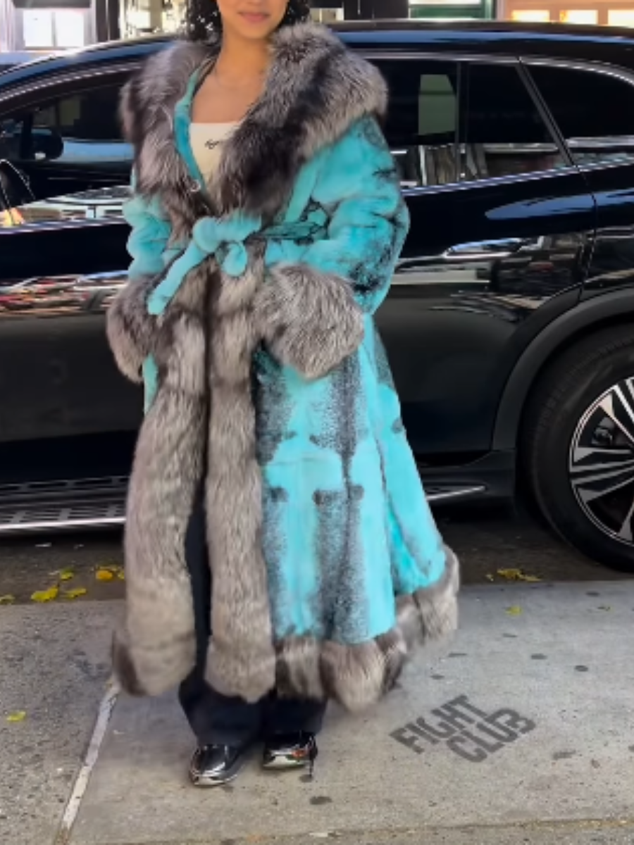 Faux Fur Long Coat