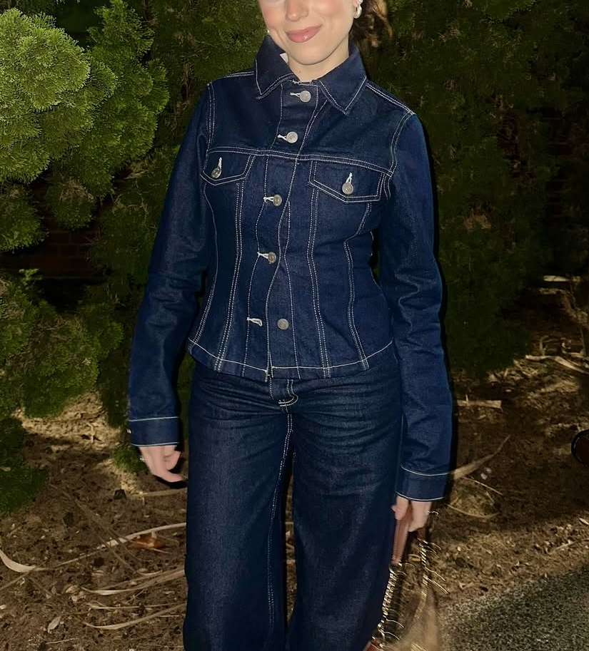 Retro Washed Denim Shirt and Pants Suit