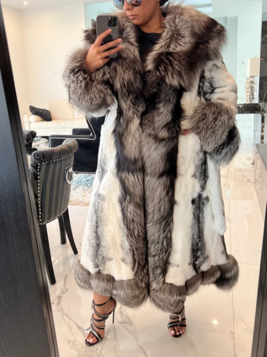 Faux Fur Long Coat