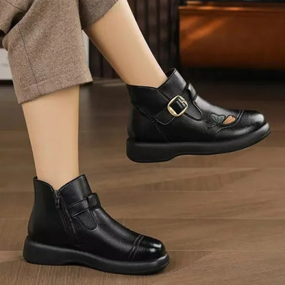 Mom Shoes Slip-Resistant Wool Warm Short Boots