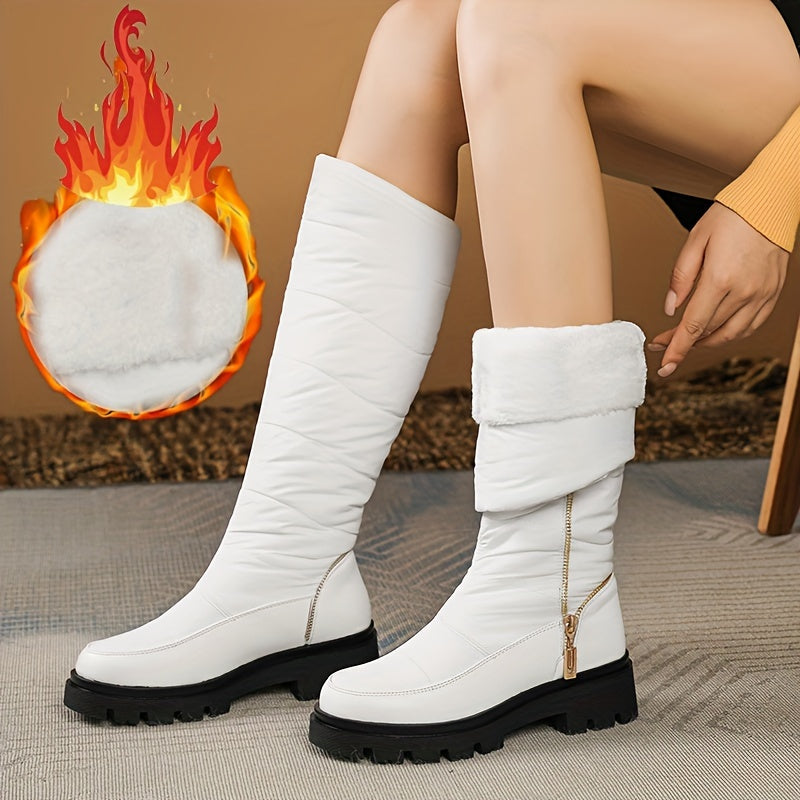 Thick-soled And Non-slip Warm Mid-calf Boot