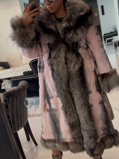 Faux Fur Long Coat