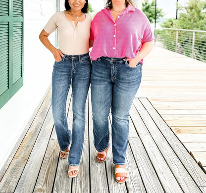 Tummy Control Bootcut Jeans