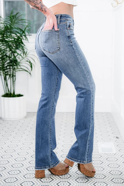 Tummy Control Bootcut Jeans