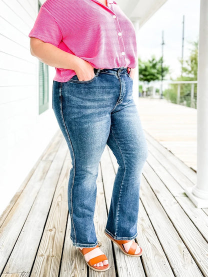 Tummy Control Bootcut Jeans