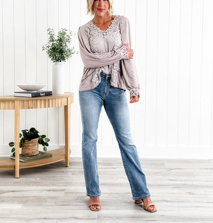 Tummy Control Bootcut Jeans