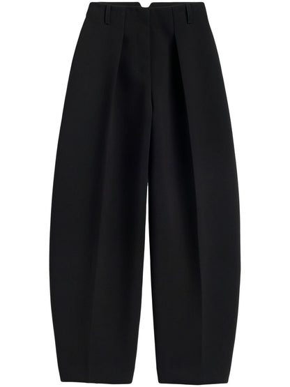 Lantern-style Wide Leg Pants
