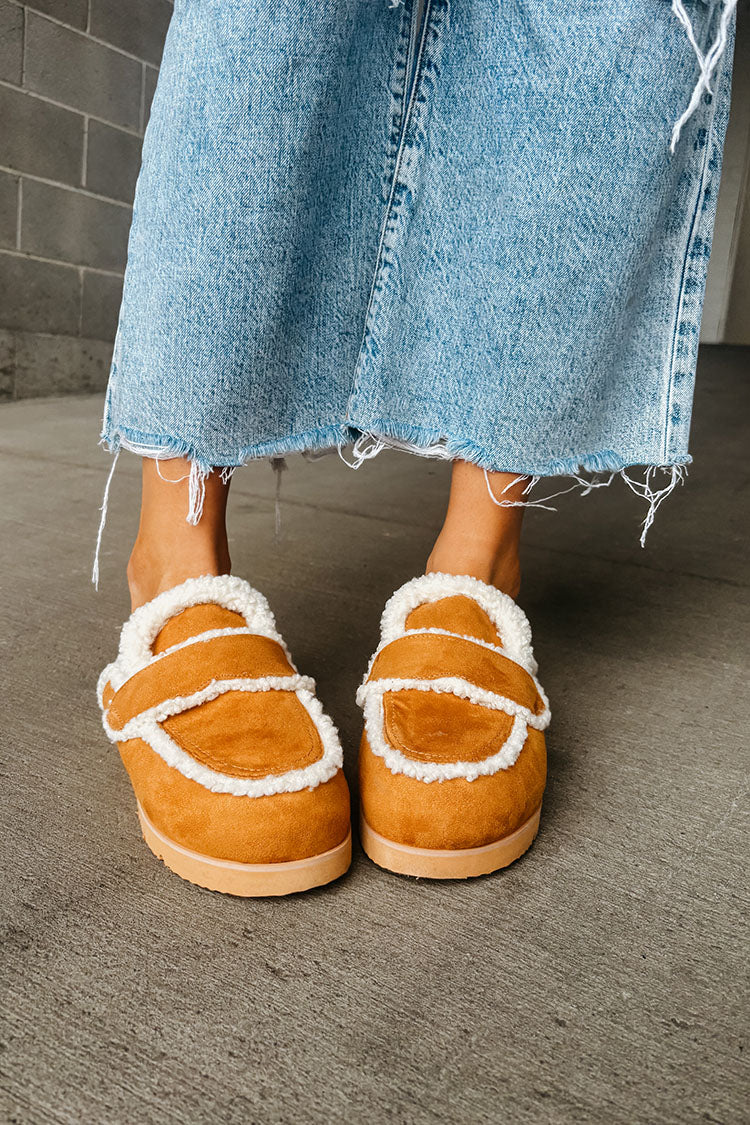 Fur Closed Toe Thick-soled Slippers
