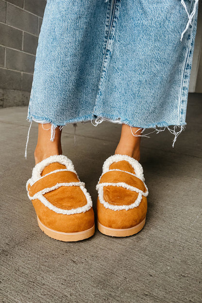 Fur Closed Toe Thick-soled Slippers