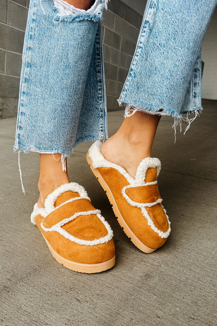 Fur Closed Toe Thick-soled Slippers