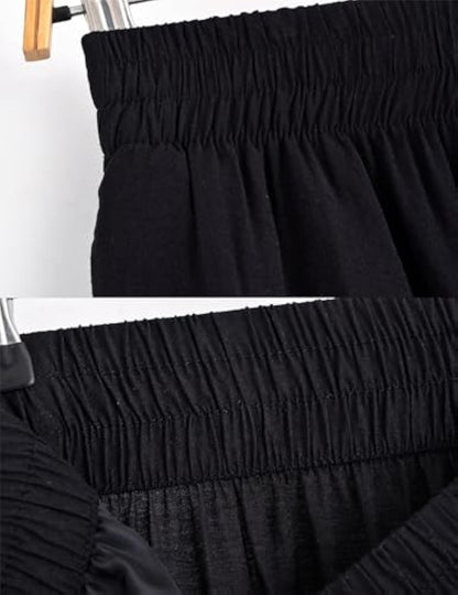 Fashion Lapel Loose Shirt Wide-leg Pants With Pockets Suit