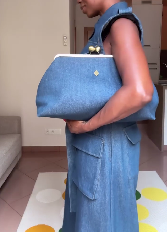 Sleeveless Denim Jumpsuit