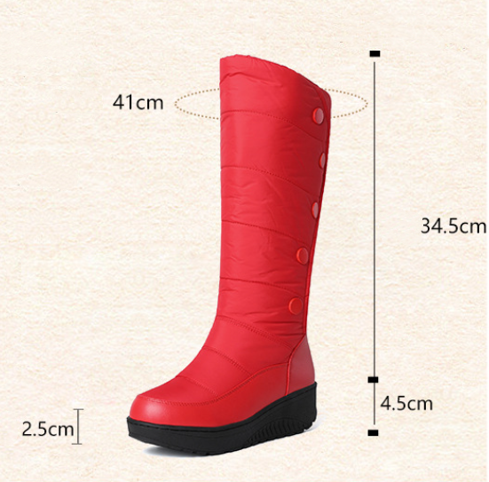 Waterproof Plush Lined Winter Down Boots