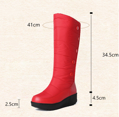 Waterproof Plush Lined Winter Down Boots