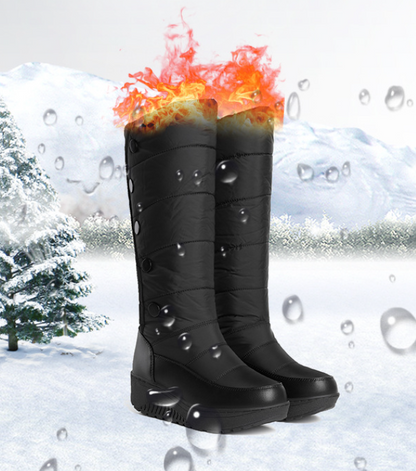 Waterproof Plush Lined Winter Down Boots