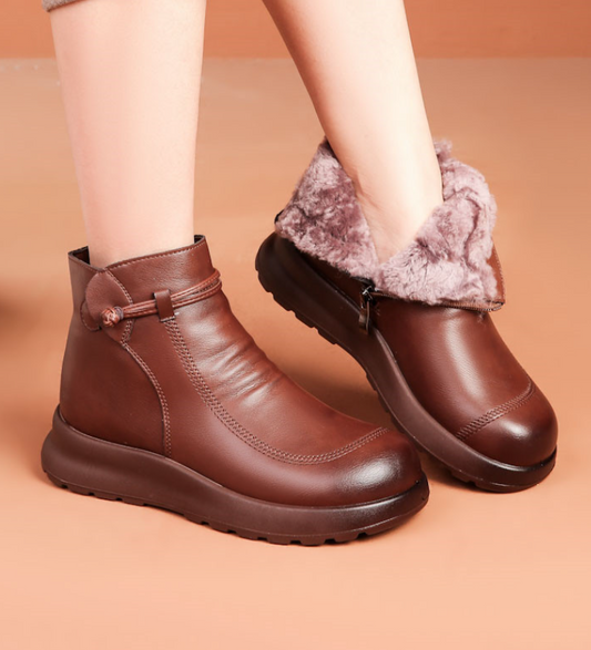 Wool Lining Fashionable Non-slip Warm Snow Boots