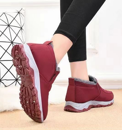 Warm Plush Lined Winter Ankle Boots