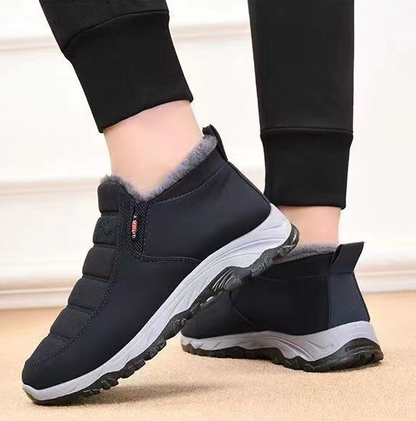 Warm Plush Lined Winter Ankle Boots