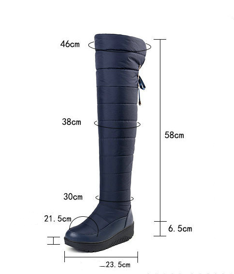 Thickened And Waterproof Non-slip Over-the-knee Warm Boot