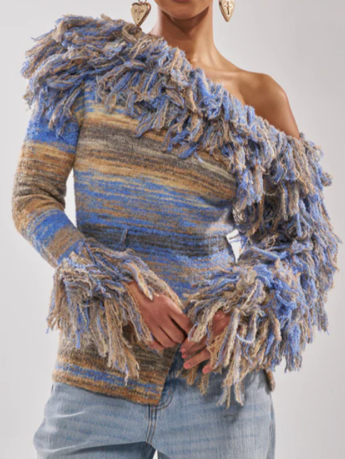 Chic Tassel Knit Sweater