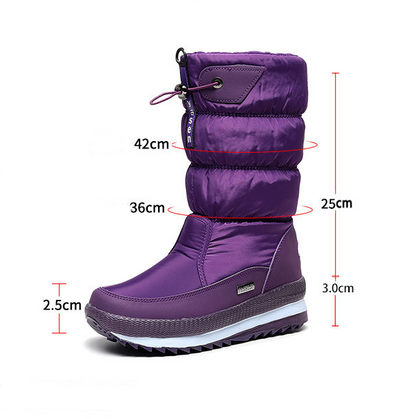 Winter Thickened Waterproof Mid-calf Boot