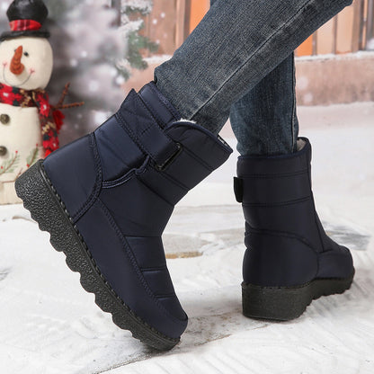 Waterproof Fleece-lined Mid-calf Snow Boot