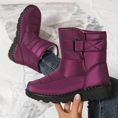Waterproof Fleece-lined Mid-calf Snow Boot