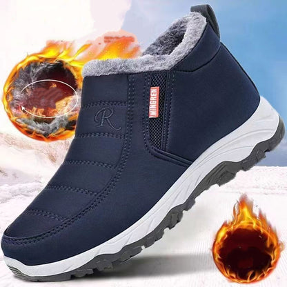 Warm Plush Lined Winter Ankle Boots