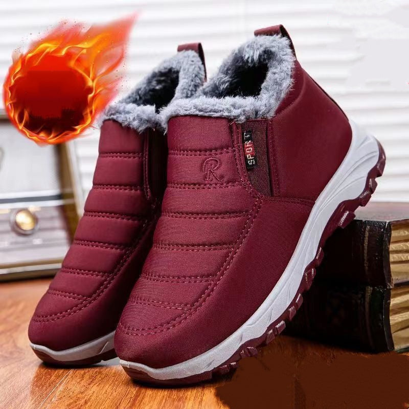 Warm Plush Lined Winter Ankle Boots