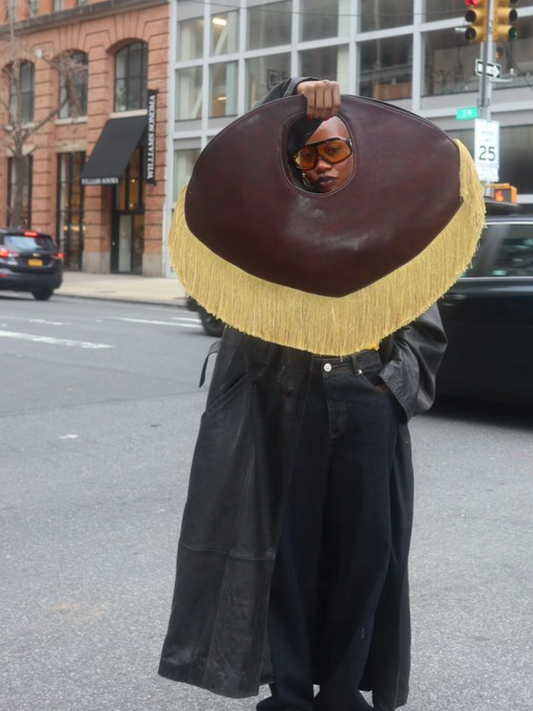 Leather Bohemian Tassic Bag